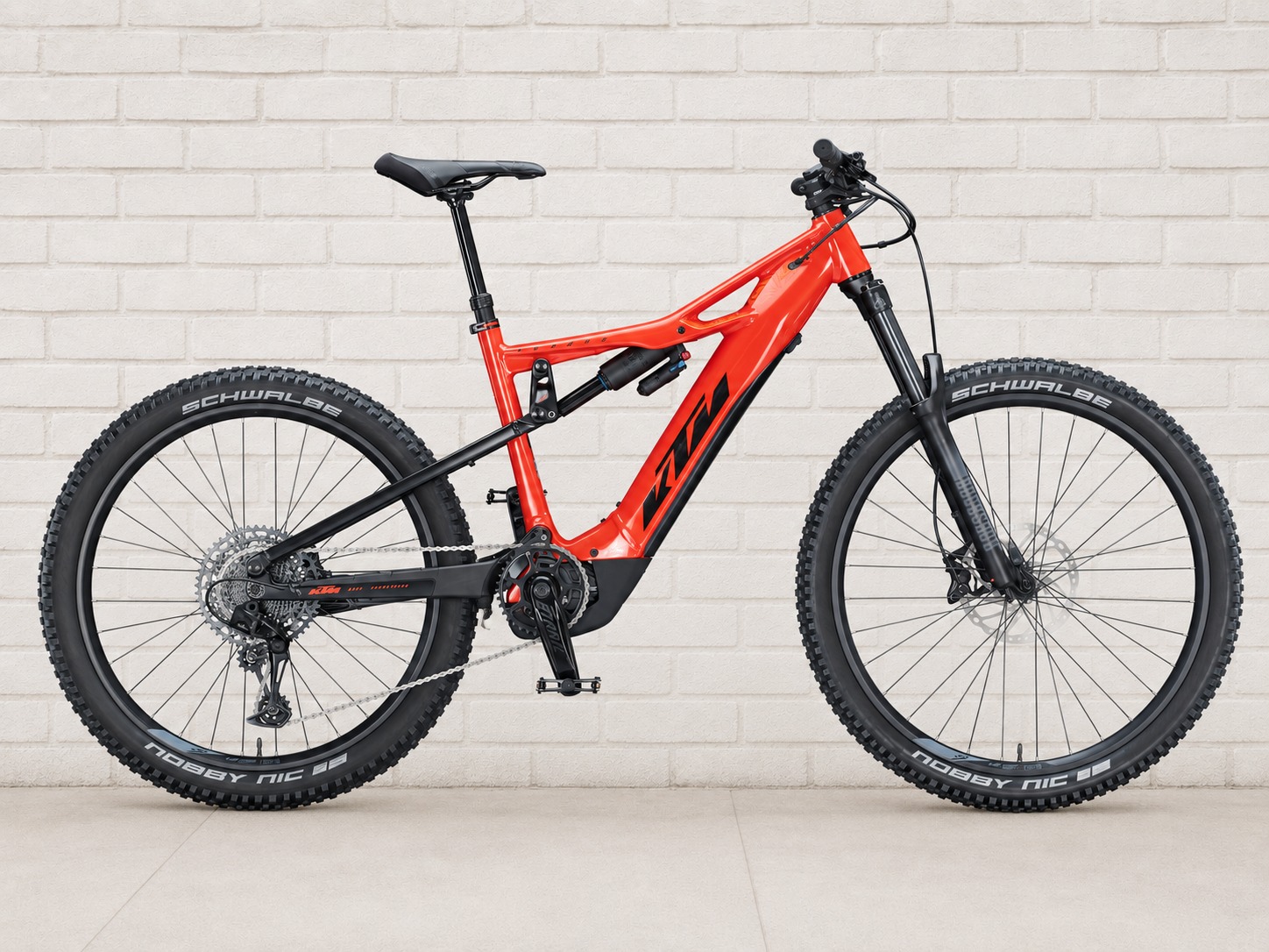 KTM full-suspension electric mountain bike